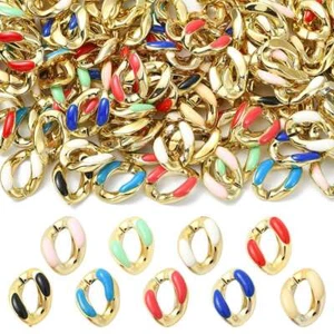 130Pcs Linking Rings Quick Link Connectors Oval for Eyeglass Chain Lanyard Purse - Picture 1 of 8