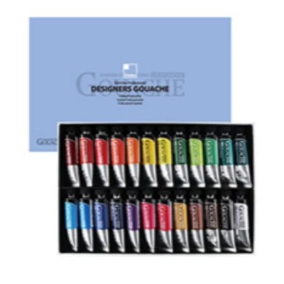 Alpha Shinhan Professional Designer Gouache 24 Color Set A Paint - image 1 of 2