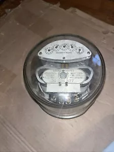 Vintage General Electric Watthour Meter I-30-S 240v 50amp At550 Single Phase - Picture 1 of 4