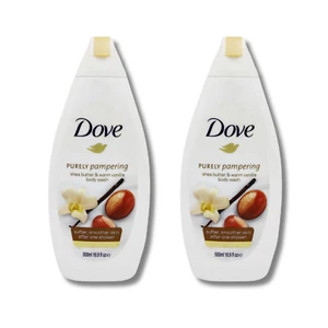 2er-Pack Dove Purely Verwöhnendes Duschgel 500 ml (16,9 flüssige Unzen) Duschgel - Bild 1 von 4
