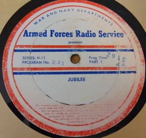Stan Kenton - Jubilee (1947) Armed Forces Radio Service AFRS #231 16" VG - Picture 1 of 9
