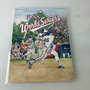 1988 OFFICIAL WORLD SERIES PROGRAM LA DODGERS VS OAKLAND ATHLETICS - Picture 1 of 6