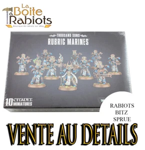 Warhammer 40000 Space marine du chaos Thousand Sons Rubric Marines Vente détails - Imagen 1 de 34