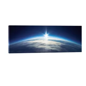 Canvas Print Picture Photo Painting Wall Art Home Decor Earth Space Blue 16x48" - Picture 1 of 7