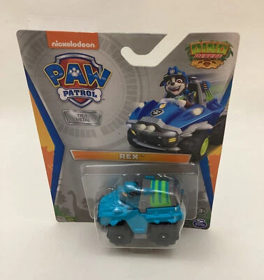 Paw Patrol Dino Rescue Rex True Metal Vehicle Car/Truck Wheelchair Character NEW - Image 1 of 4