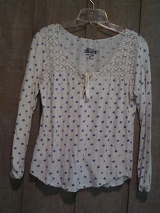 Nine West Vintage America Collection Gr. S Small Polka Dot Shirt Top Bluse - Bild 1 von 7