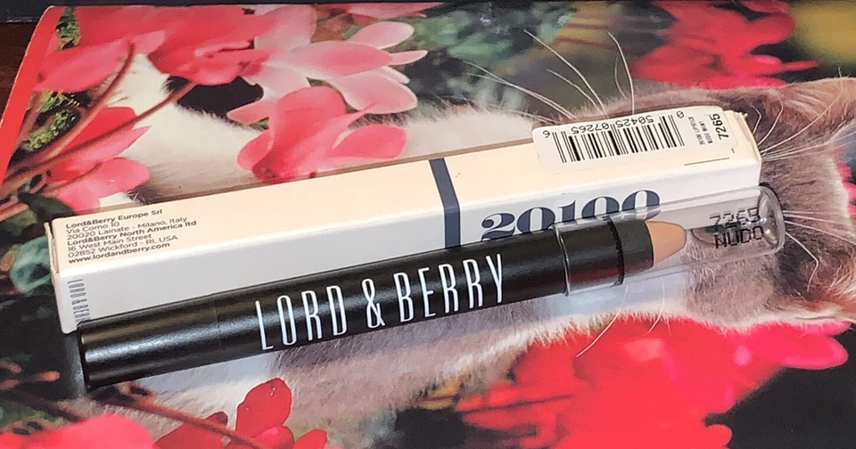 Lápiz labial Lord & Berry 20100 Shining Crayon 7265 Nudo tamaño completo 0,11 oz/3,5 g nuevo Foto 1 de 1