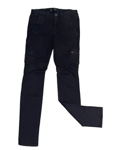 VINCE Skinny Cargo Pants Utility Jeans Women's Size 24 / 0 Mulberry Purple Brown - Picture 1 of 9