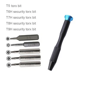 Special Security Screwdriver Bits Set T5 TR6 T7H T8H TR9 For Mac Mini SSD HDD - Picture 1 of 4
