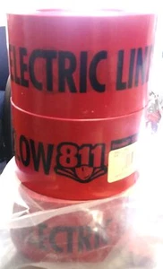 Empire Electric Line Buried Below Caution Tape 3" x 300' 3 Rolls USA 22-123 - Picture 1 of 2