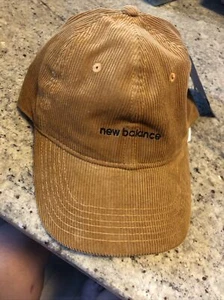 NEW BALANCE Washed Corduroy Classic Strap Back Hat Baseball Dad Cap UnisexOS NWT - Picture 1 of 8