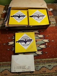 NOS Piston Ring Set Chevy, Pontiac, Checker, Studebaker, DodgeV8 3 7/8"Bore STD  - Picture 1 of 11