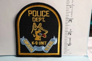 police patch  OMAHA POLICE DEPT NEBRASKA  K9 UNIT - Picture 1 of 1