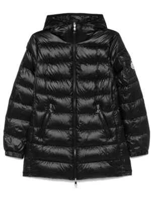 NEW Moncler Glements Mid-Length Down Jacket in Black SZ 4 #DC353 - Image 1 of 4