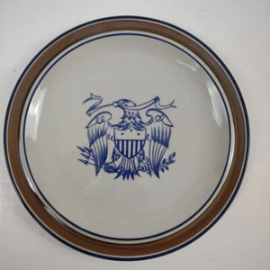 Vintage Salem Stoneware Georgetown 10" Federal Eagle Plate With Shield - Japan - Picture 1 of 5