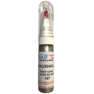 VAUXHALL STAR SILVER III 157/2AU PAINT TOUCH UP PEN SCRATCH CHIP VECTRA CORSA - Picture 1 of 4