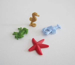 PLAYMOBIL (Z311) MER - Lot Crabe, Etoile de Mer, Hippocampe & Homard Bleu Clair - Imagen 1 de 1