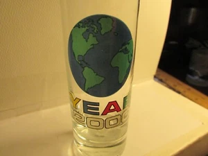 Logo Planet Earth anno 2000 - Bicchiere standard 4" - nuovo - Foto 1 di 4