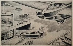 Dein Auto der Zukunft 1944 Kriegsartikel Charles W. Duke - Bild 1 von 2