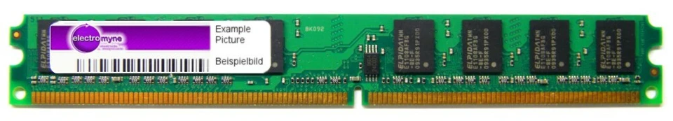 2GB Micron DDR2-667 PC2-5300P ECC Reg Server RAM MT18HVF25672PZ-667H1 46C0518 - Image 1 of 1