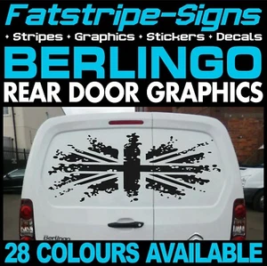 passend für Citroen Berlingo Union Jack Flagge GB UK Wohnmobil Aufkleber Grafik Aufkleber - Bild 1 von 2