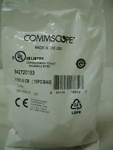 COMMSCOPE - 5 Paar 110 Clips für Lucent, Avaya und AT & T Blöcke 110C-5, 10er-Pack - Bild 1 von 5