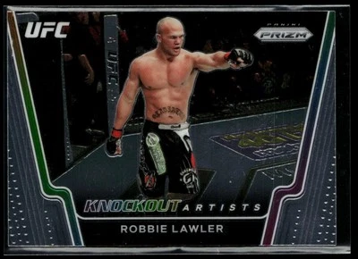 2021 Panini Prizm UFC Knockout Artists #14 Robbie Lawler - Image 1 of 2