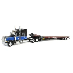 DCP 1/64 Peterbilt 389 Sleeper Cab Landoll 440B Traveling Axle Trailer 60-2050 - Picture 1 of 7