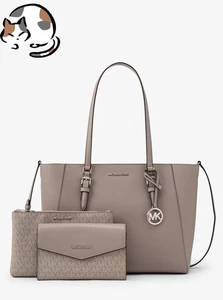 Bolso de Mano MICHAEL KORS CHARLOTTE 3 EN 1 Grande para Mujer Auténtico Exclusivo de Japón - Imagen 1 de 7