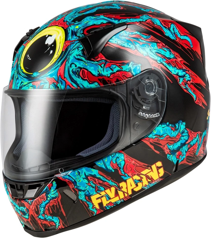 Casco Fly Racing 73-8387X Revolt FS Space Creep XL azul claro/negro/rojo Foto 1 de 1