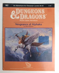 DUNGEON & DRAGONS Master Adventure - VENGEANCE OF ALPHAvKS M2 - 1986 TSR #9148 - Picture 1 of 9