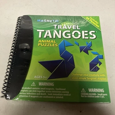 Quebra-cabeças Travel Tangoes ANIMAL - Livro de quebra-cabeça magnético quebra-cabeça *NOVO*SELADO* - Imagem 1 de 2