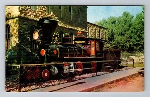 Virginia City NV-Nevada, Glenbrook Train, Transportation, Vintage Postcard - Picture 1 of 2