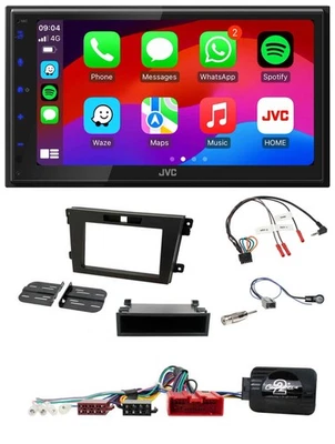 JVC Bluetooth 2DIN Lenkrad DAB USB Autoradio für Mazda CX-7 2008-2010 - Bild 1 von 4
