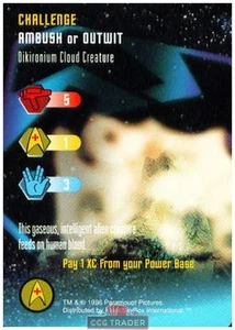 Star Trek The Card Game Dikironium Cloud Creature Near-Mint/NM Very Rare - Picture 1 of 1