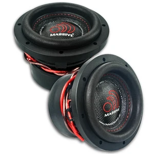 Massive Audio HIPPO XL-Series 6" Subwoofer - 300 Watts Rms 4-ohm DVC - Picture 1 of 6