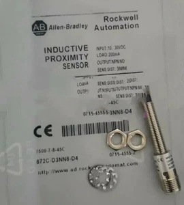 Nuevo SENSOR DE PROXIMIDAD INDUCTIVO ORIGINAL Allen Bradley 872C-D3NN8-D4 - Imagen 1 de 1
