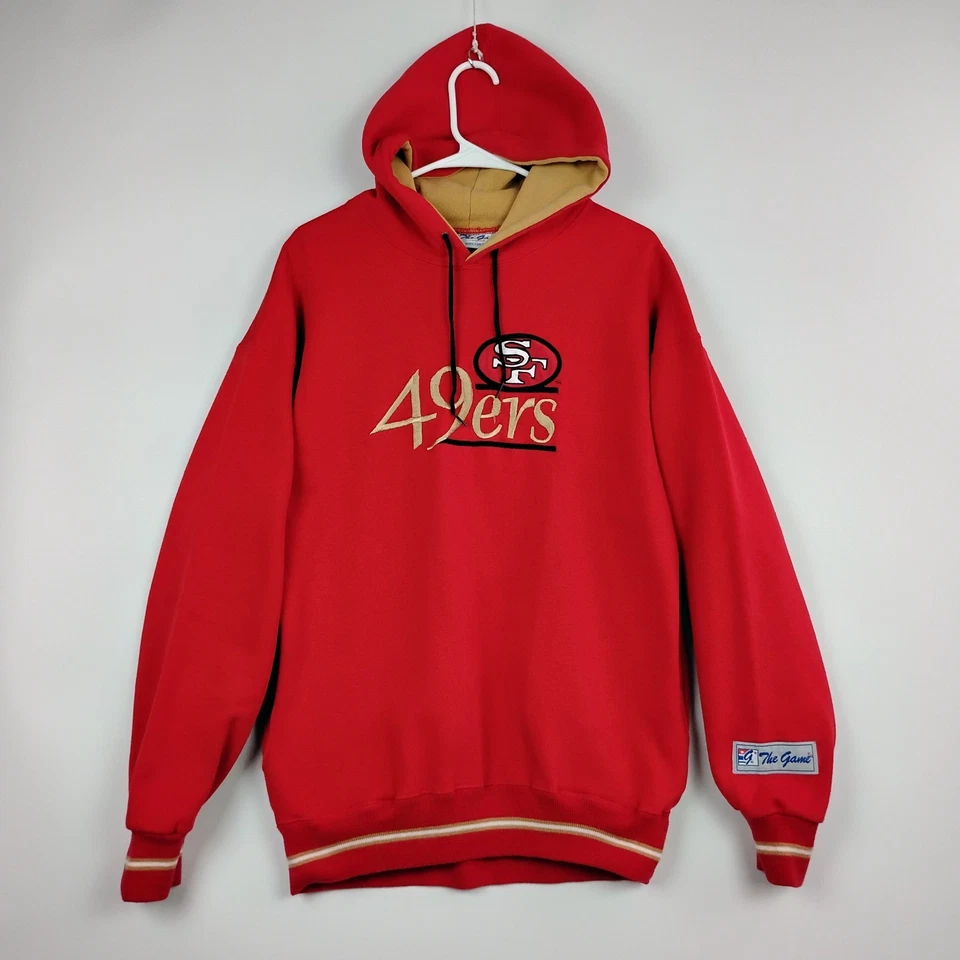 Sudadera con Capucha De Colección The Game San Francisco 49ers Adulto Hombre L Rojo Dorado NFL Foto 1 de 4