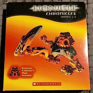 Bionicle Chronicles Books 1-4 Box Set: Toa, Bohrok, Makuta's Revenge Tales Masks - Foto 1 di 8
