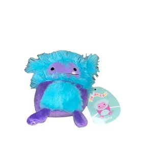 Squishmallows Buna türkis und lila Bigfoot 5" Mystery Squad Tasche-Neu mit Etikett - Bild 1 von 3