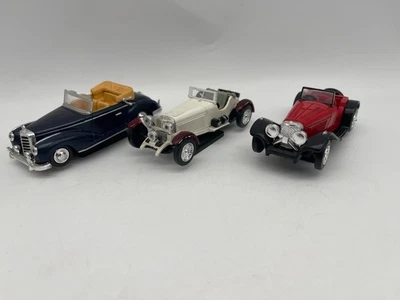 Nuevo Ray LOTE 3 Coches Clásicos Escala 1:43 32 Mercedes SSKL 36 Jag SS100 55 Benz 300S Foto 1 de 4