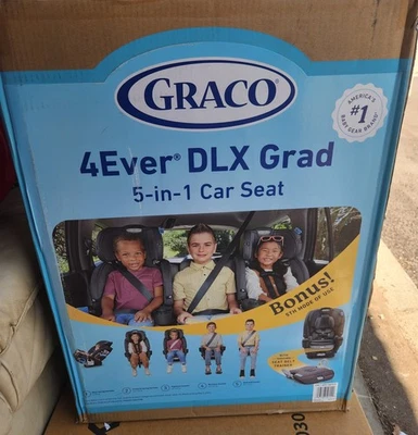 Asiento de coche convertible Graco 4Ever DLX grado 5 en 1 de bebé a niño pequeño - nuevo en caja.  Foto 1 de 3