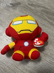 Marvel Hero IRON MAN Ty Gorro Bebé Peluche Vengadores Peluche Juguete 6" - Imagen 1 de 2