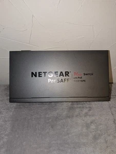 NETGEAR JGS516PE ProSafe Plus 16-Port Gigabit Ethernet Switch with Poe - Picture 1 of 5