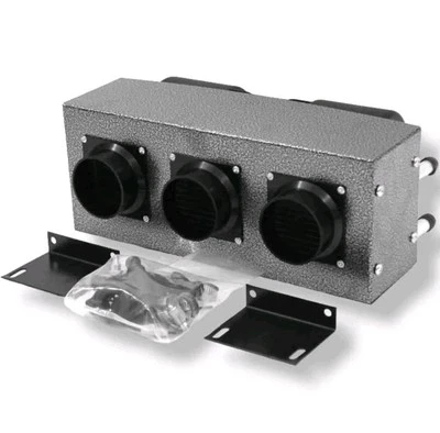 High Output Truck Cab Heater 30,000 BTU Heater 12 Volt Ag Bus Vans Boat Dual Fan - Image 1 of 4