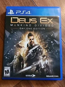Deus EX Mankind Divided Day One Edition PS4 Playstation 4 Sony PS 4 Completo En Caja Original - Imagen 1 de 4