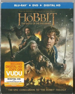 THE HOBBIT The Battle of Five Armies (Bluray/DVD) Ian McKellen - Christopher Lee - Image 1 of 3