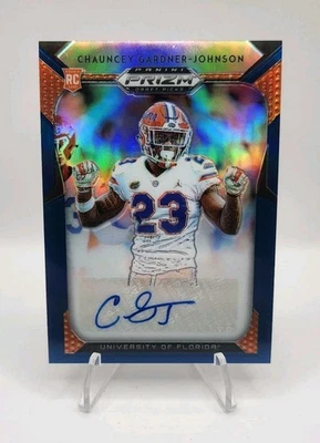 2019 Panini Prizm Draft Picks Blue Chauncey Gardner-Johnson Rookie Auto #219 - Image 1 of 2