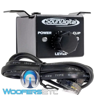 SOUNDIGITAL SD-RLC-6M BASS KNOB AMP REMOTE FOR MONOBLOCK EVOX EVOX2 AMPLIFIERS - Image 1 of 4