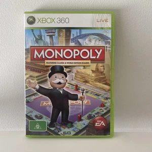 Monopoly Xbox 360 Classic & World Edition Boards Complete With Manual Aus PAL - Picture 1 of 8